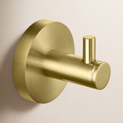 Circular Single Wall-Mounted Robe Hook