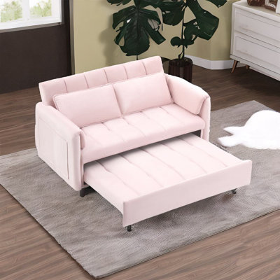 Modern Velvet Loveseat