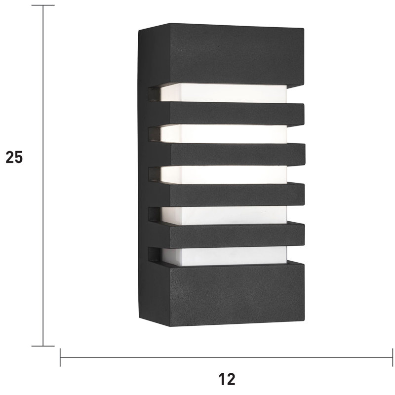 Hunter 24.5cm H Outdoor Flush Mount