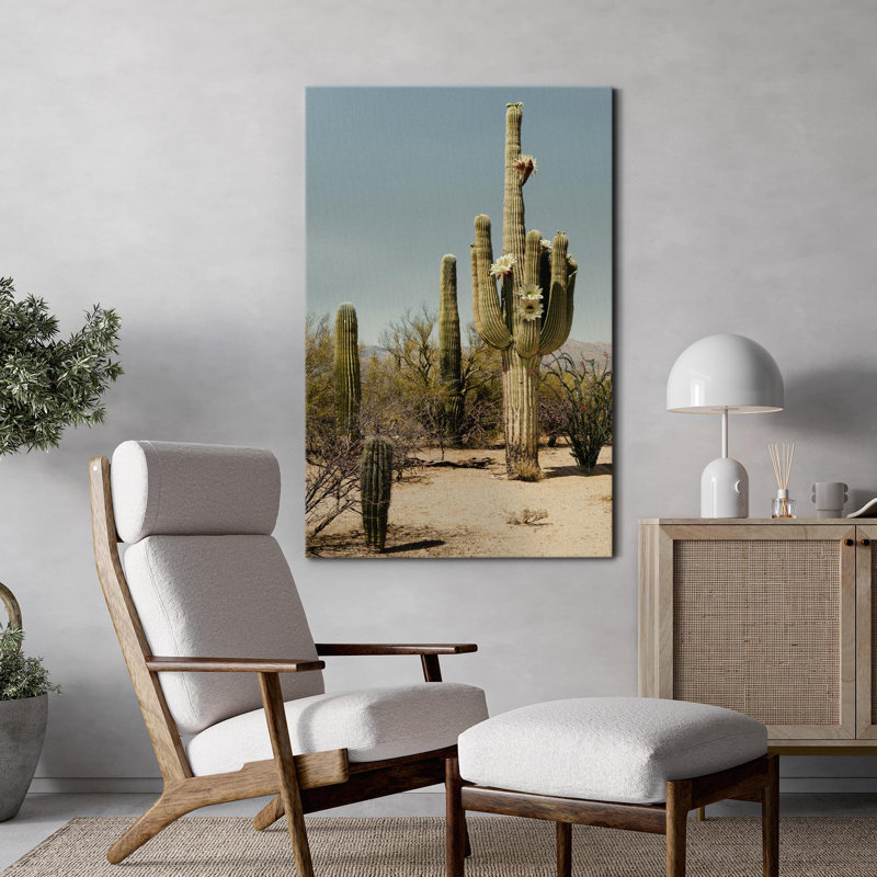 «Saguaro Cactus Brush Nature Wilderness Southwest Desert» sur toile, H 18 po x l 12 po