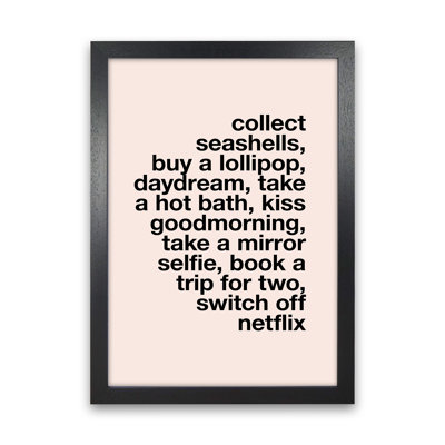 Collect Seashells - Print on Canvas