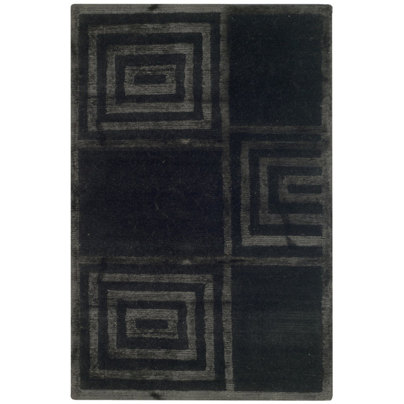 Ralph Lauren Alistair Tiles Wool, Viscose Geometric Rug, Rectangle 6' x 9'