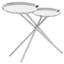 Emile Tray Top Cross Legs End Table-1205542367