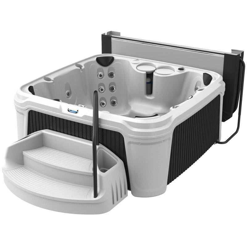 Spa à 7 jets pour 7 personnes avec ozonateur, cascade, lève-couvercle, seau à glace et chauffage à friction AquaRest Daydream 2800S