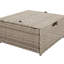 Ensemble de canapé modulaire 4 pièces 4 pièces Patio Splendid