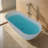63.1'' x 28.81'' Freestanding Soaking Acrylic Bathtub