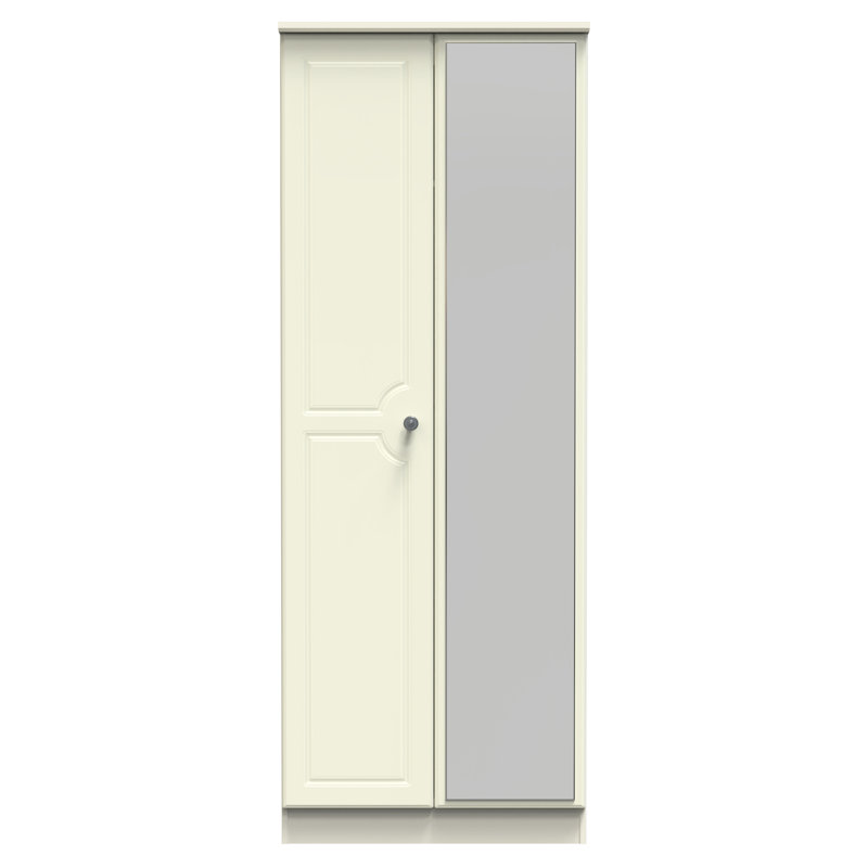 Adala Manufactured Wood Wardrobe, Cream Ash