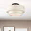 Grand luminaire semi-encastré 3 lumières Aselin-122725140