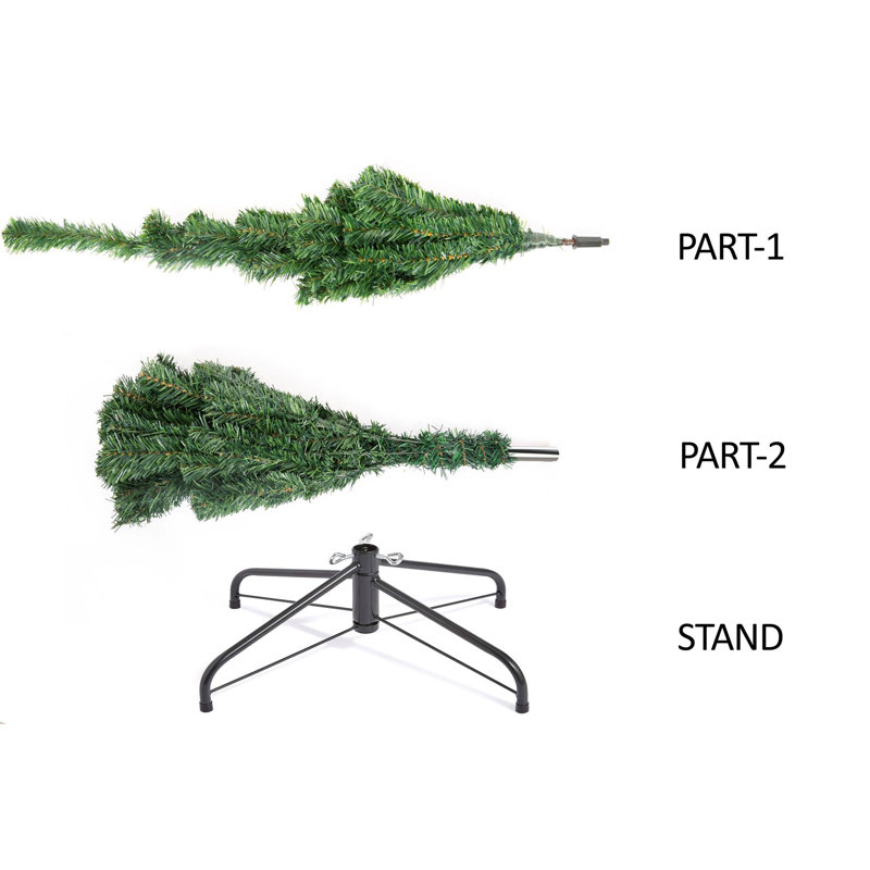Lighted Artificial Christmas Tree, 4 ft.