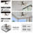 Smart Ceiling Fan With Remote, Light Kit, Works With Google Assistant And Amazon Alexa,Siri Shortcut.-2128869265-2136293269