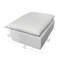 Canapé modulaire blanc, velours côtelé, sans assemblage, assise confortable pour le décor de la chambre à coucher