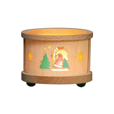 Home Imports Emporium Luminary thé Décoration de Père Noël bois naturel