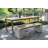Lochland Antique Wash Eucalyptus & Marble Composite Dining Table-631066200