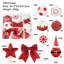 Boule de Noël décorative, 18 pièces de boules de Noël suspendues incassables pour arbre de Noël-1445500047