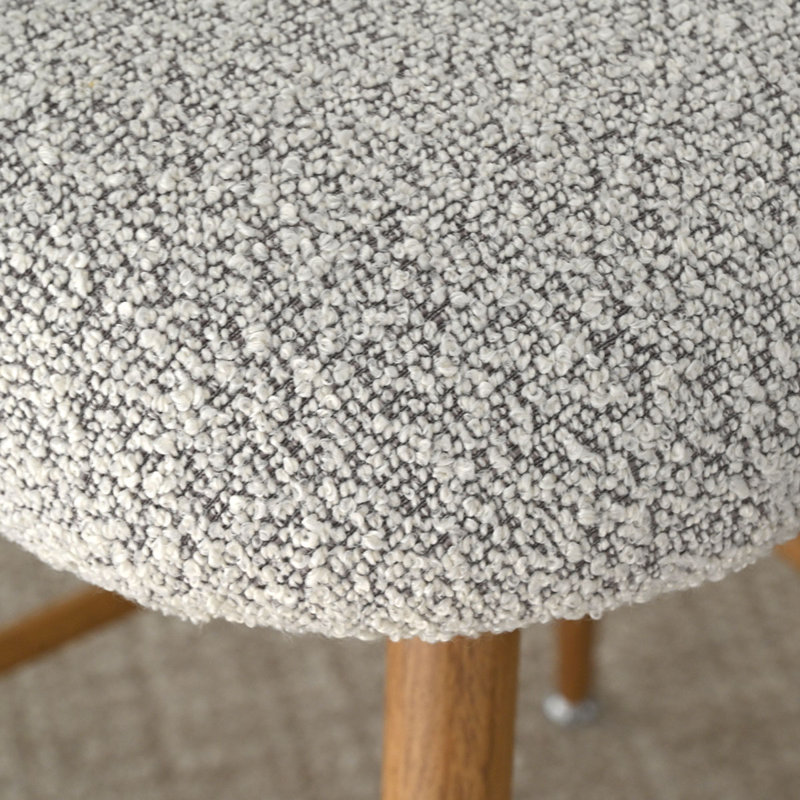 Tabourets de bar modernes à hauteur de comptoir rembourrés 27 po, Gris