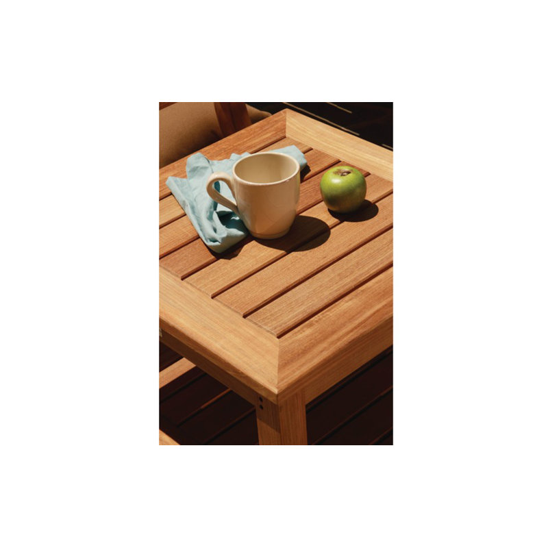 St. Lucia Outdoor 4 - Piece Teak Conversation Set, Spectrum Sand