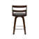 Swivel Upholstered Counter & Barstool With Wood Frame