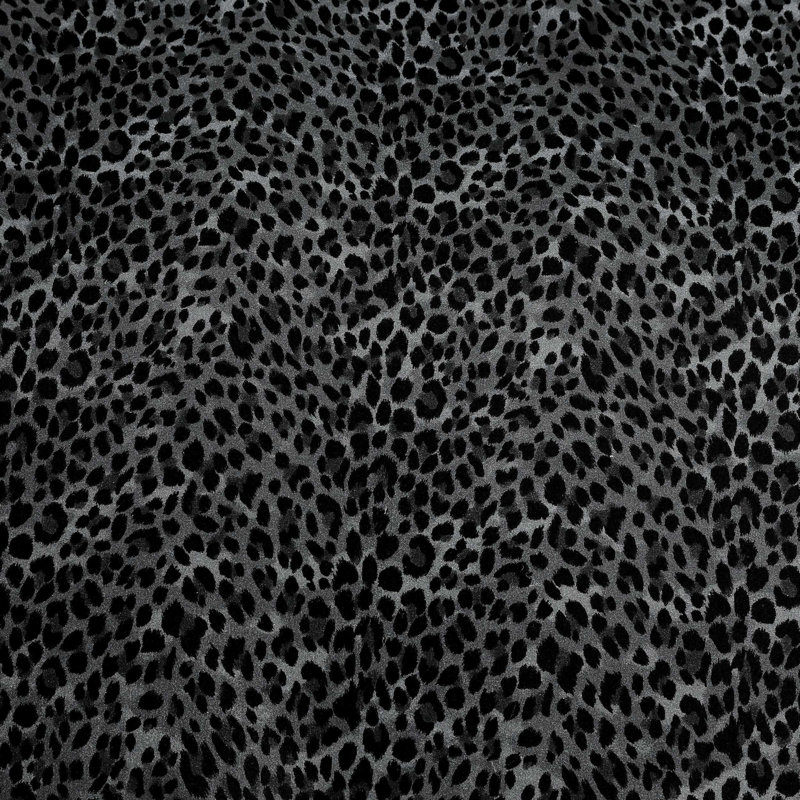 Betsey Johnson Leopard Forever Reversible Grey Comforter Bonus Set, Queen Comforter + 4 of Additional Pieces Included, Gray