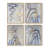 Linx I Framed Print - Set of 4-1965278578-1965278581