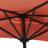  Balcony Parasol Aluminum Half