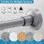 48cm Straight Tension Shower Curtain Pole & Hook Set-1338142300