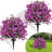 Artificial Flower Boxwood Topiary Ball with Spikes-114728867