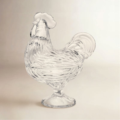 Godinger Silver Art Co Harvest Rooster Candy Jar