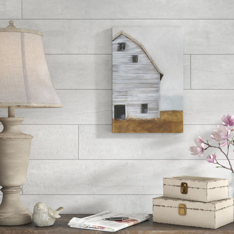 «Abandonné grange I» par Ethan Harper, reproduction d'art sur toile, H 18 po x l 12 po, Toile tendue