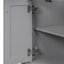»Meuble-lavabo avec lavabo intégré, armoire de rangement moderne à 2 niveaux, évier simple et étagère spacieuse (remplacement de 0000002aae)