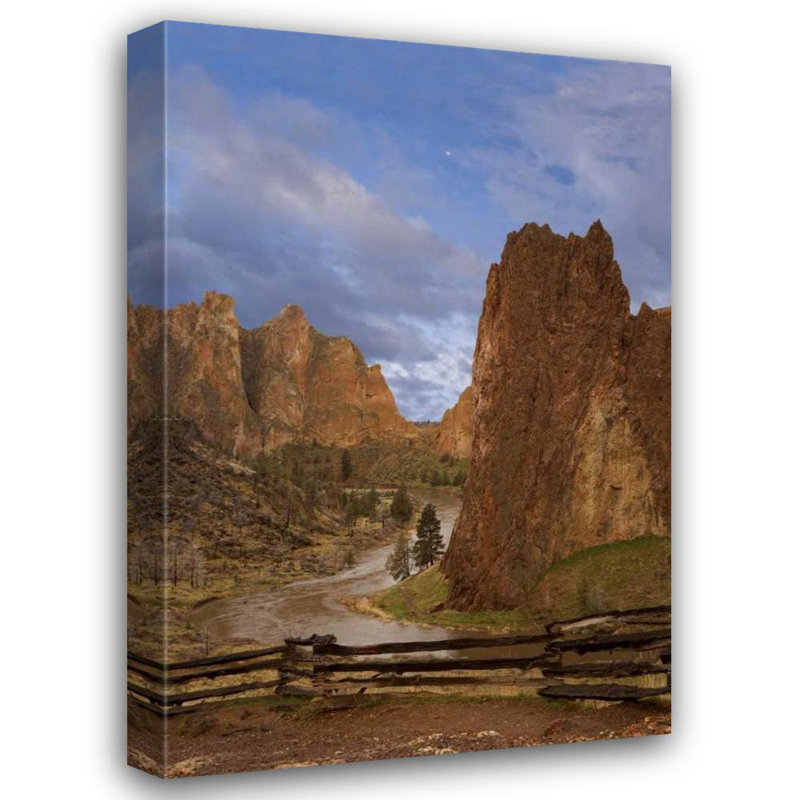 «Red Barrel Studio® Paulson, Don», art sur toile tendue avec vue sur l'Oregon, H 18 po x l 13 po