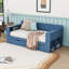 Lit de jour avec bureau, tiroirs et table d'appoint-673654289-673654288