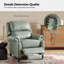 Adeesa Genuine Leather Manual Recliner-974225411