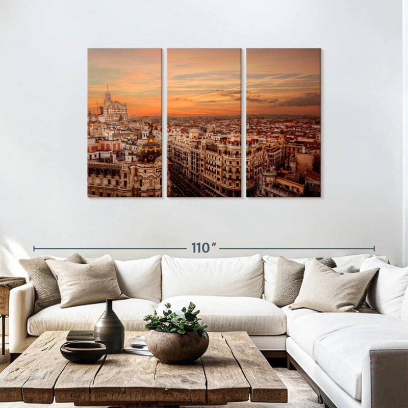 Sireci Madrid Sunset, 48" H x 74" W