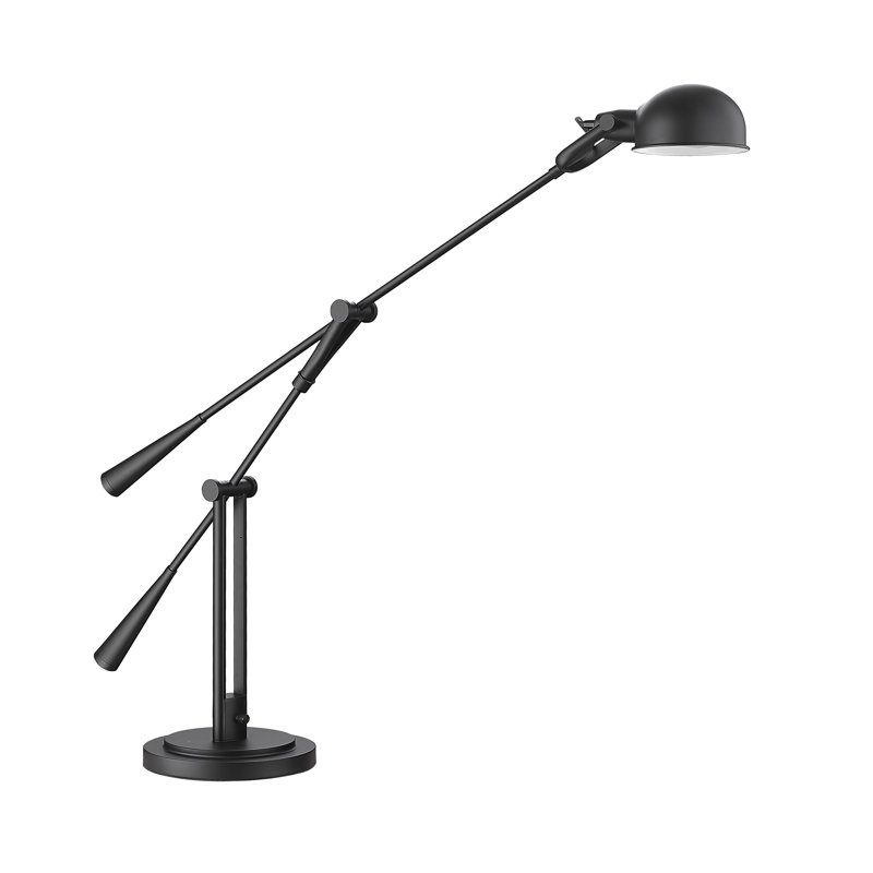 Lampe de table 1 lumière Rishika Park, Noir mat