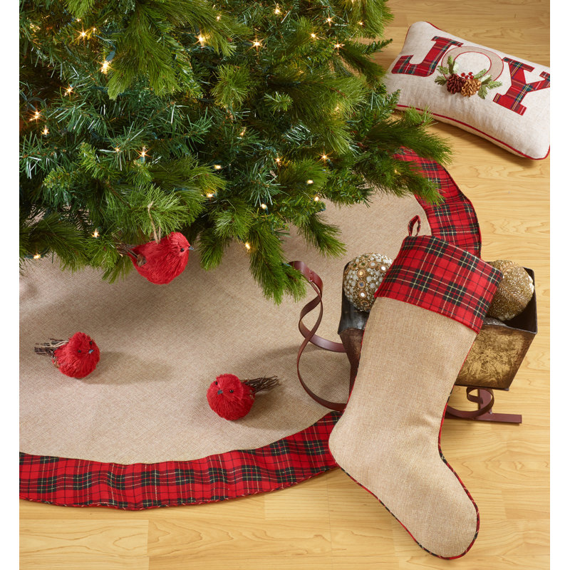 Jupe d’arbre tartan