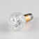 Ice-Cracked Orb LED Light Bules, 3000K Warm White, E26/27 Medium Base Bulbs (Base not included)