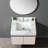 31" White Vanity Top - Rectangular Sink & 4" Backsplash Elegant Style 31 Inch 4