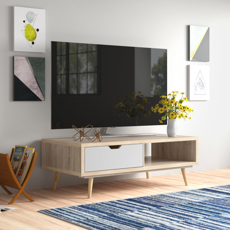 Unfinished TV Stand for TVs up to 50", Natural