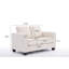 Canapé en tissu beige 57,9 po-2086635061