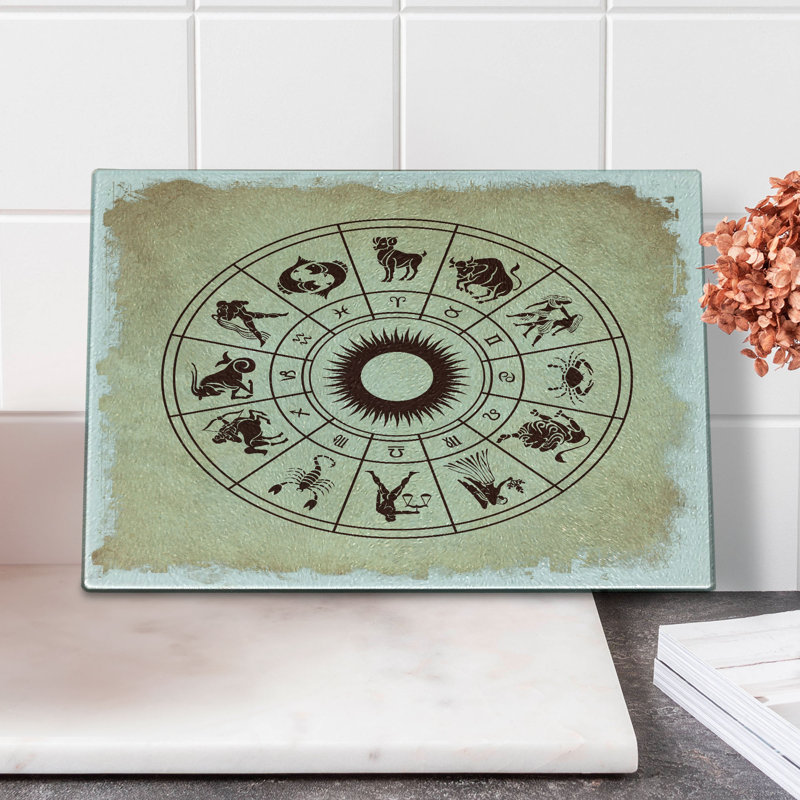 Planche à découper en verre trempé Ambesonne Astrology