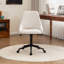 Chaise de bureau en chenille Chaise de bureau confortable avec base pivotante et siège rembourré, meuble-lavabo facile à assembler Parfait pour la chambre à coucher et le bureau à domicile-1267602516