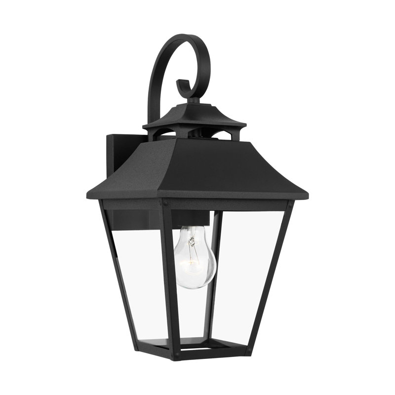 Galena 1 - Light Outdoor Wall Lantern, 16" H x 8" W x 9.25" D