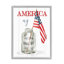 Drapeau «America My Home Sweet Home Patriotic Country» par Livi Finn - Peinture