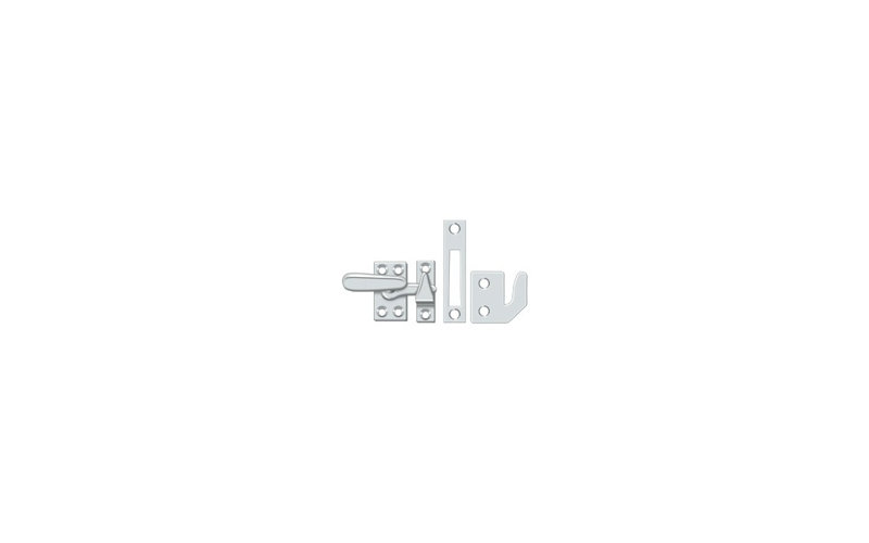 Hardware, 1.3" H x 1.5 W x 0.5" D, Polished Chrome