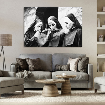 Smoking Nuns Rebellion Canvas, design by Decent Exposures