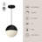 Monae 1 - Light LED Sphere Pendant-99491378-99987414