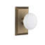 Studio Plate with White Porcelain Door Knob-551363091-546315603