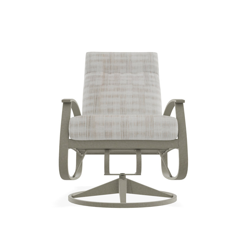 Belle Isle Outdoor Lounge Chair, Storm, Grasscloth Dune