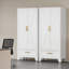Armoire en acier de style campagnard 71 po Andelin