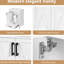Meuble-lavabo de 24 pouces avec lavabo en céramique, poignées en alliage d'aluminium, portes à fermeture en douceur et tablette en U moderne avec tiroir amovible blanc, deux tablettes doubles intérieures